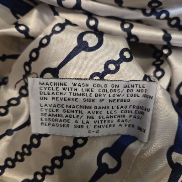 Tulle Brand Womens Small Dress Denim Mini Pockets Belt Pattern Lining Classy - Picture 15 of 16